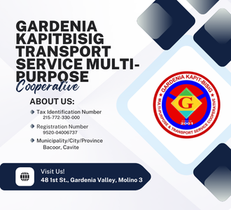 Gardenia Kapitbisig Transport Service Multi Purpose Cooperative