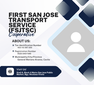 First San Jose Transport Service Cooperative (fsjtsc)