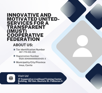 Innovative And Motivated United Services For A Transparent (imust) Cooperative Federation